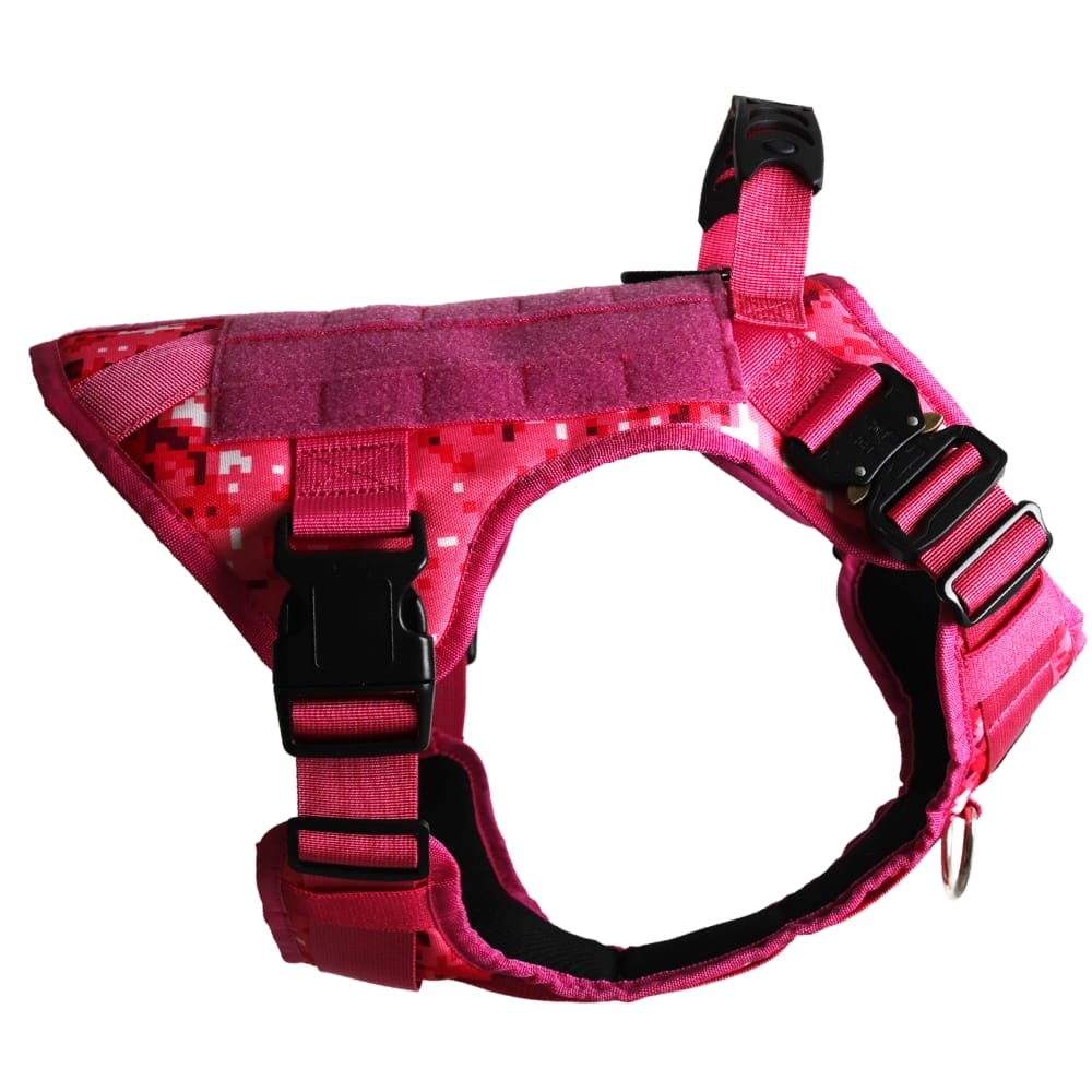 Pink tactical clearance dog harness