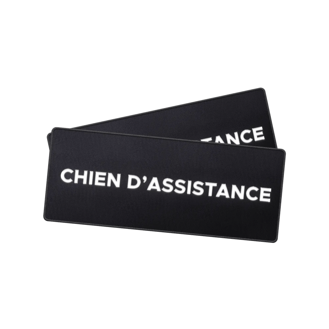 Écussons «Chien d'assistance» pour harnais tactique de marque Le Bon Chien