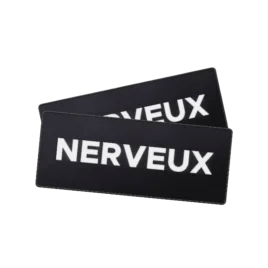 Écussons «Nerveux» pour harnais tactique de marque Le Bon Chien