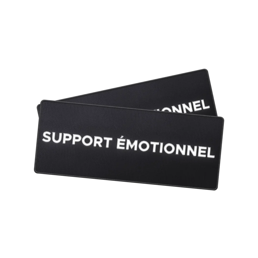 Écussons «Support émotionnel» pour harnais tactique de marque Le Bon Chien