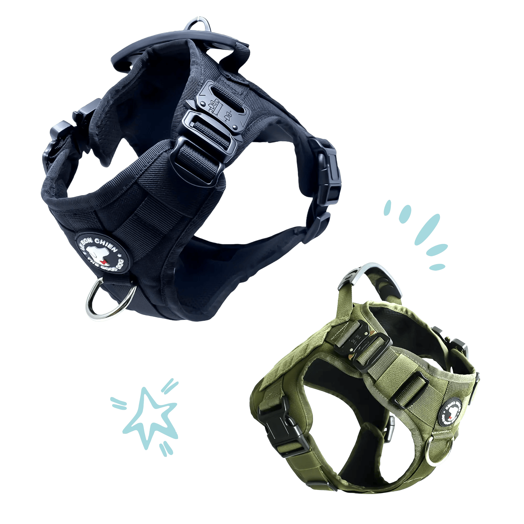 Harnais tactiques pour chiens de marque Le Bon Chien